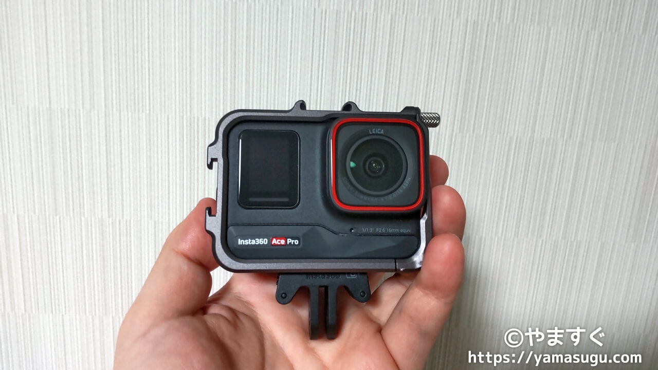 Insta360 Ace Proのアルミ保護フレーム
