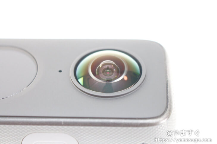 Insta360 ONE X2のレンズ
