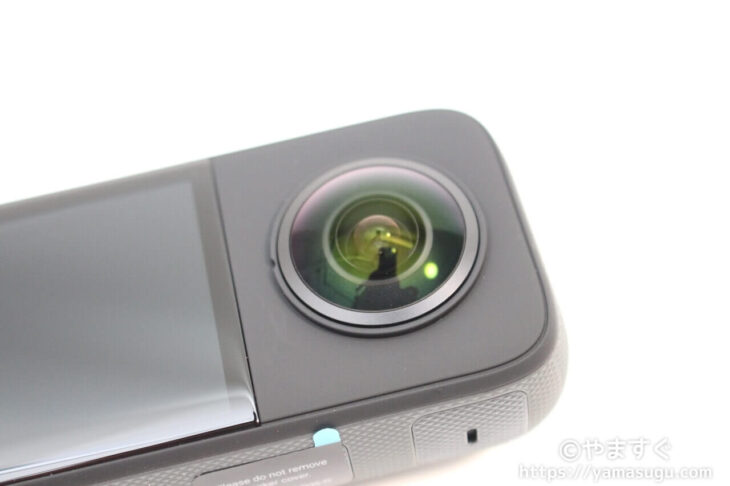 Insta360 X3のレンズ