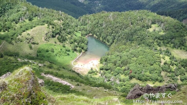 日光白根山の弥陀ヶ池