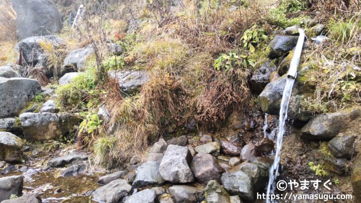 岩手山の錫杖清水
