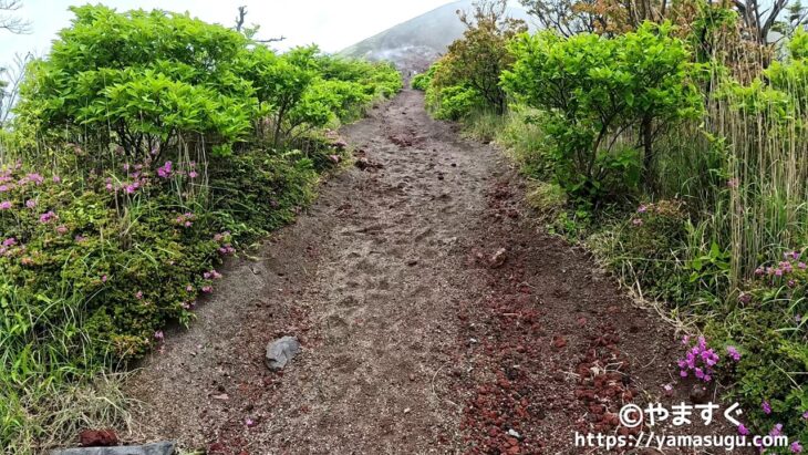 高千穂峰の登山道