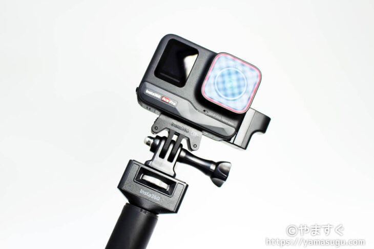 Insta360 Ace Proと見えない充電式見えない自撮り棒